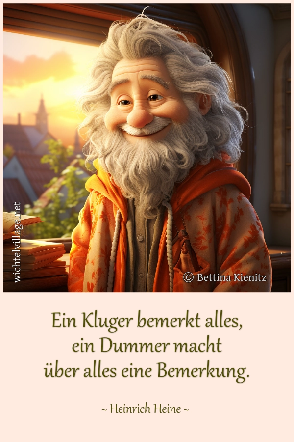 Ein Kluger bemerkt alles