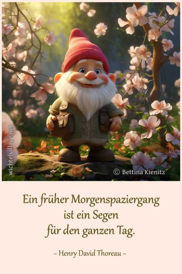 Ein früher Morgenspaziergang ist ein Segen für den ganzen Tag.