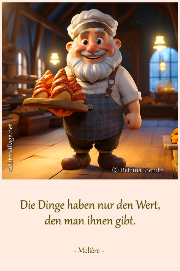 Die Dinge haben nur den Wert, den man ihnen gibt.