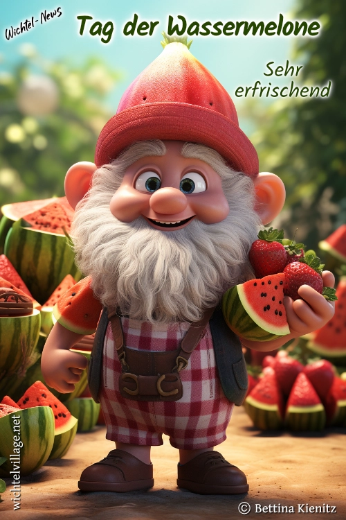 Wichtel-News - Tag der Wassermelone