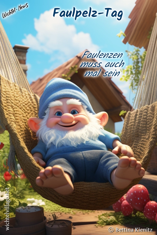 Wichtel-News - Faulpelz-Tag