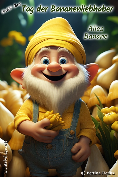 Wichtel-News - Tag der Bananenliebhaber Wichtel-News - Tag der Bananenliebhaber