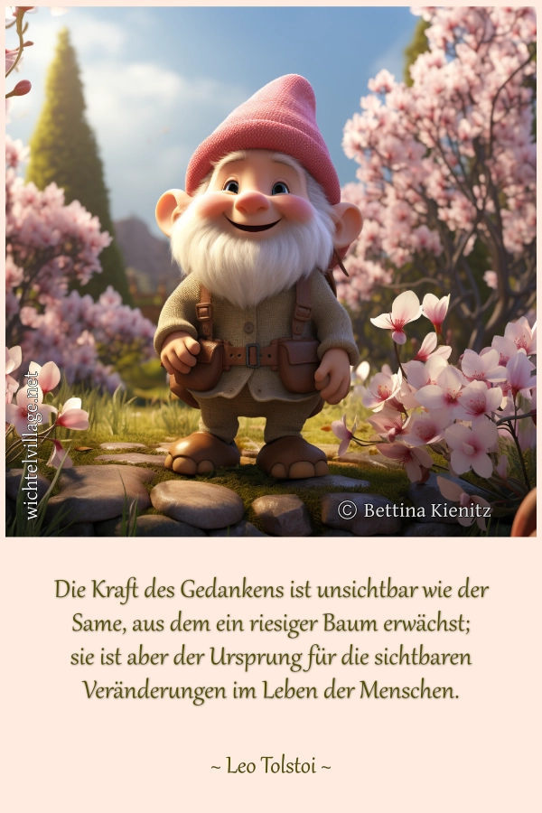 Die Kraft des Gedanken ist unsichtbar