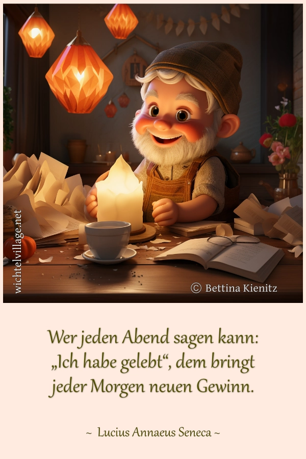 Wer jeden Abend sagen kann: Ich habe gelebt