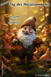 Wichtel-News - Tag des Nüssesammelns