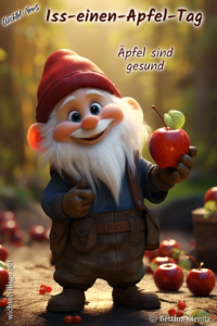 Wichtel-News - Iss-einen-Apfel-Tag