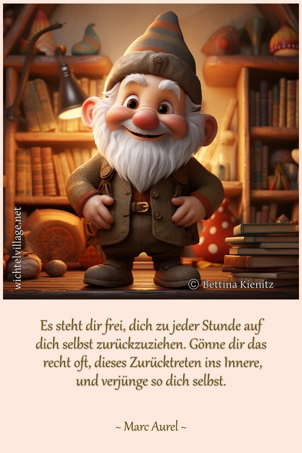 Es steht dir frei, dich zu jeder Stunde auf dich selbst zurückzuziehen.