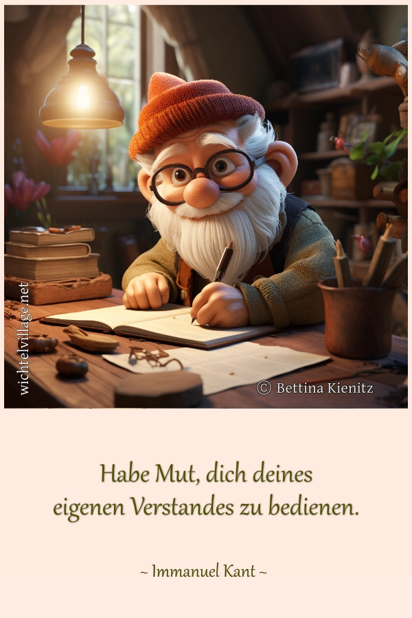 Habe Mut, dich deines eigenen Verstandes zu bedienen.