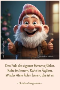 Den Puls des eigenen Herzens fühlen