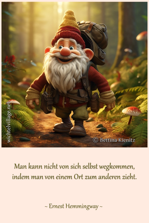 Man kann nicht von sich selbst wegkommen