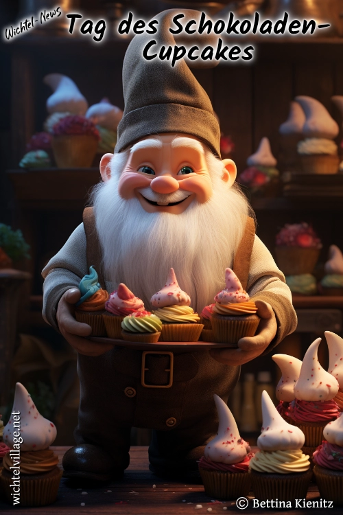 Wichtel-News - Tag des Schokoladen-Cupcakes Wichtel-News - Tag des Schokoladen-Cupcakes