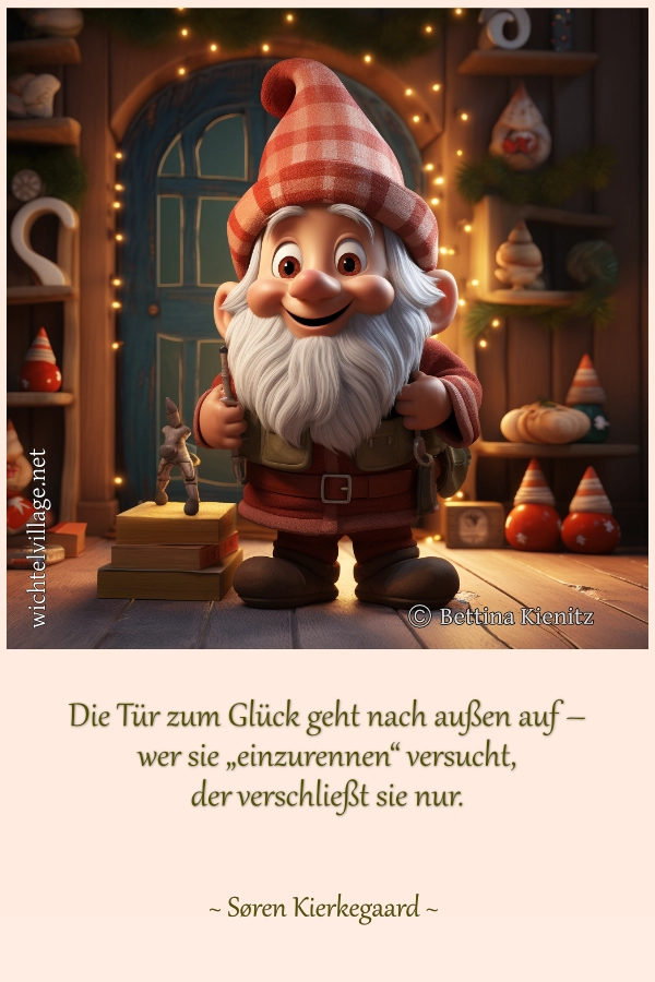 Die Tür zum Glück geht nach außen auf