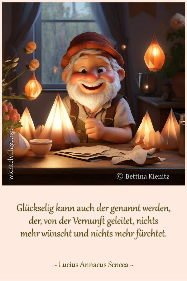 Glückselig kan auch der genannt werden