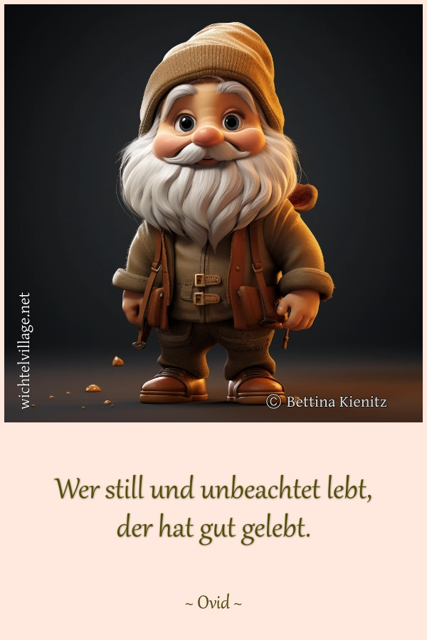 Wer still und unbeachtet lebt