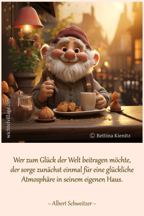 Wer zum Glück der Welt beitragen möchte