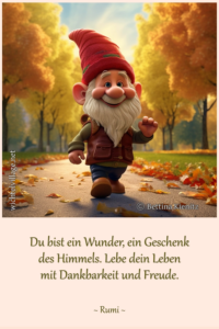 Du bist ein Wunder, ein Geschenk des Himmels