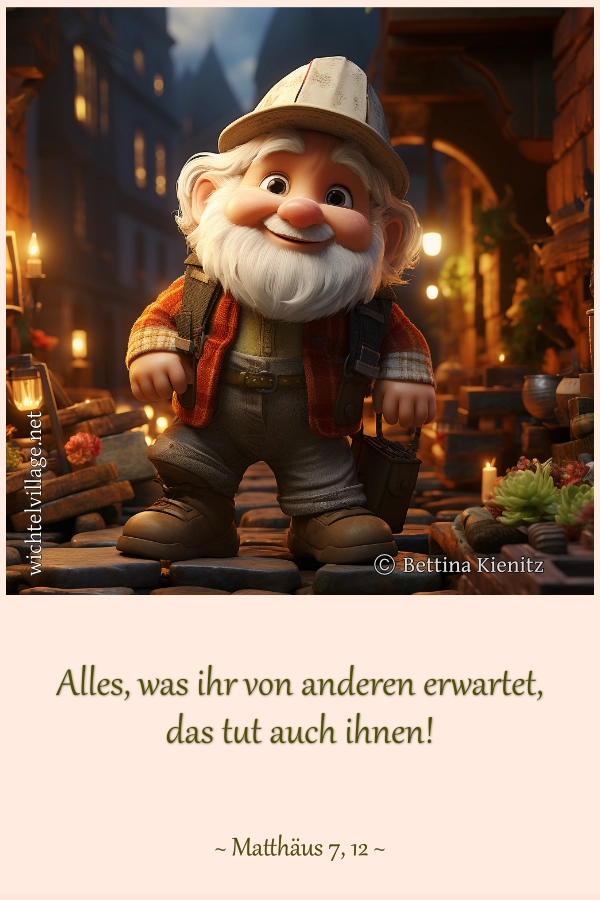 Was ihr von anderen erwartet