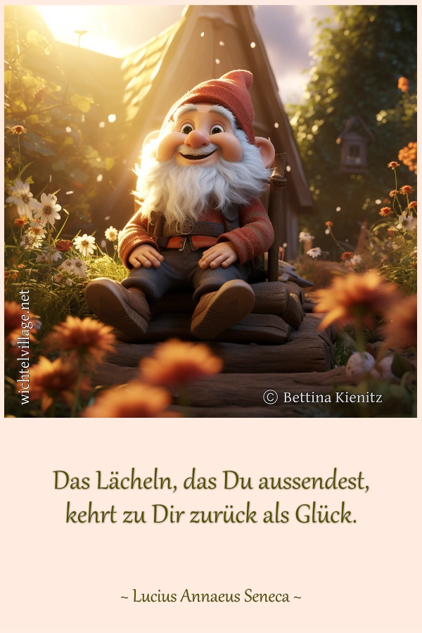 Das Lächeln, das du aussendest