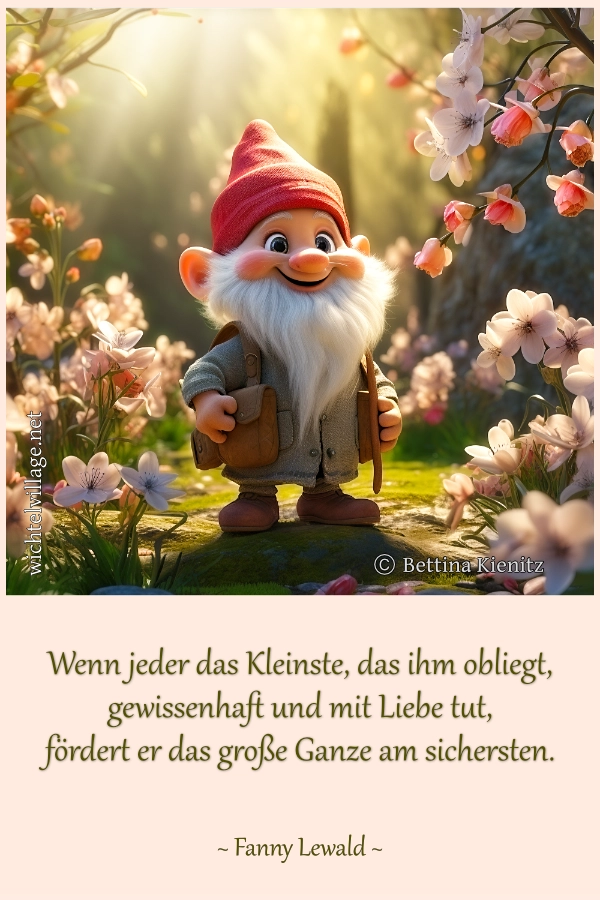 Wenn jeder das Kleinste