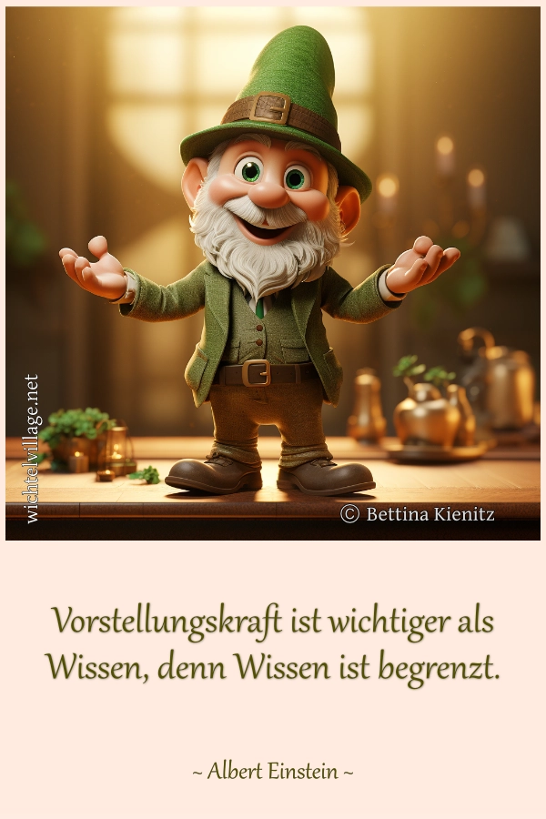 Vorstellungskraft ist wichtiger als Wissen