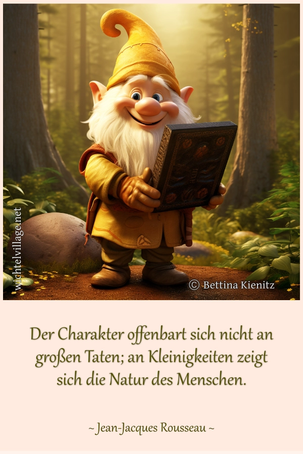 Der Charakter offenbart sich nicht an großen Taten