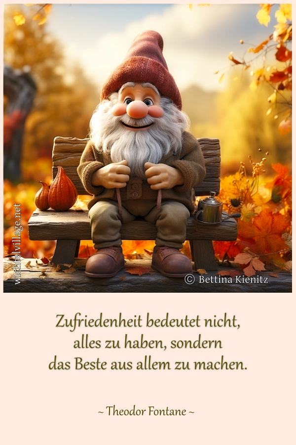 Zufriedenheit bedeutet nicht, alles zu haben