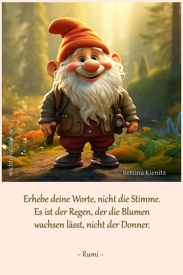 Erhebe deine Worte, nicht die Stimme