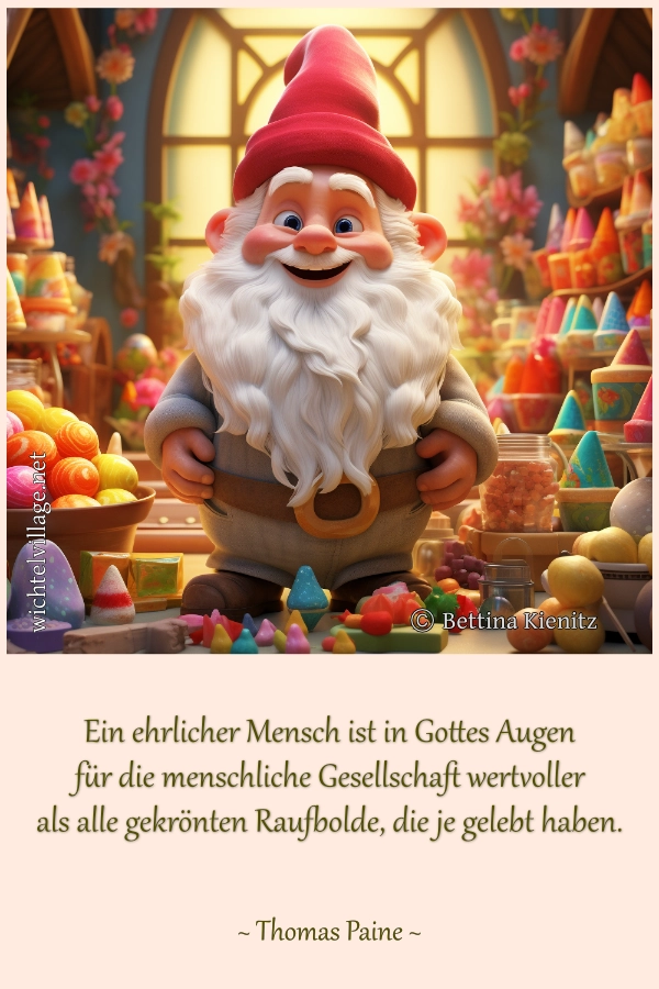 Ein ehrlicher Mensch ist in Gottes Augen